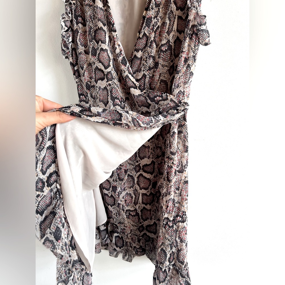 All Saints Wrap Dress S - Picture 3 of 8